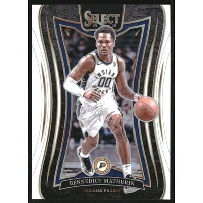 2024-25 Select White Prizms #343 Bennedict Mathurin