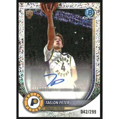 2025-26 Bowman Chrome Autographs Speckle Refractors #BCAMS Max Shulga