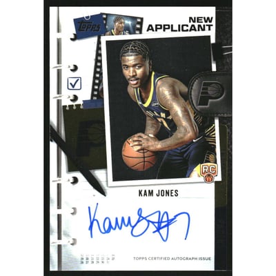 2025-26 Topps New Applicants Autographs #NAKO Kam Jones