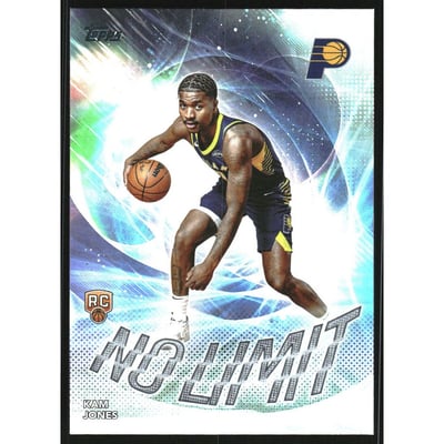 2025-26 Topps No Limit Rainbow Foilboard #NL38 Kam Jones