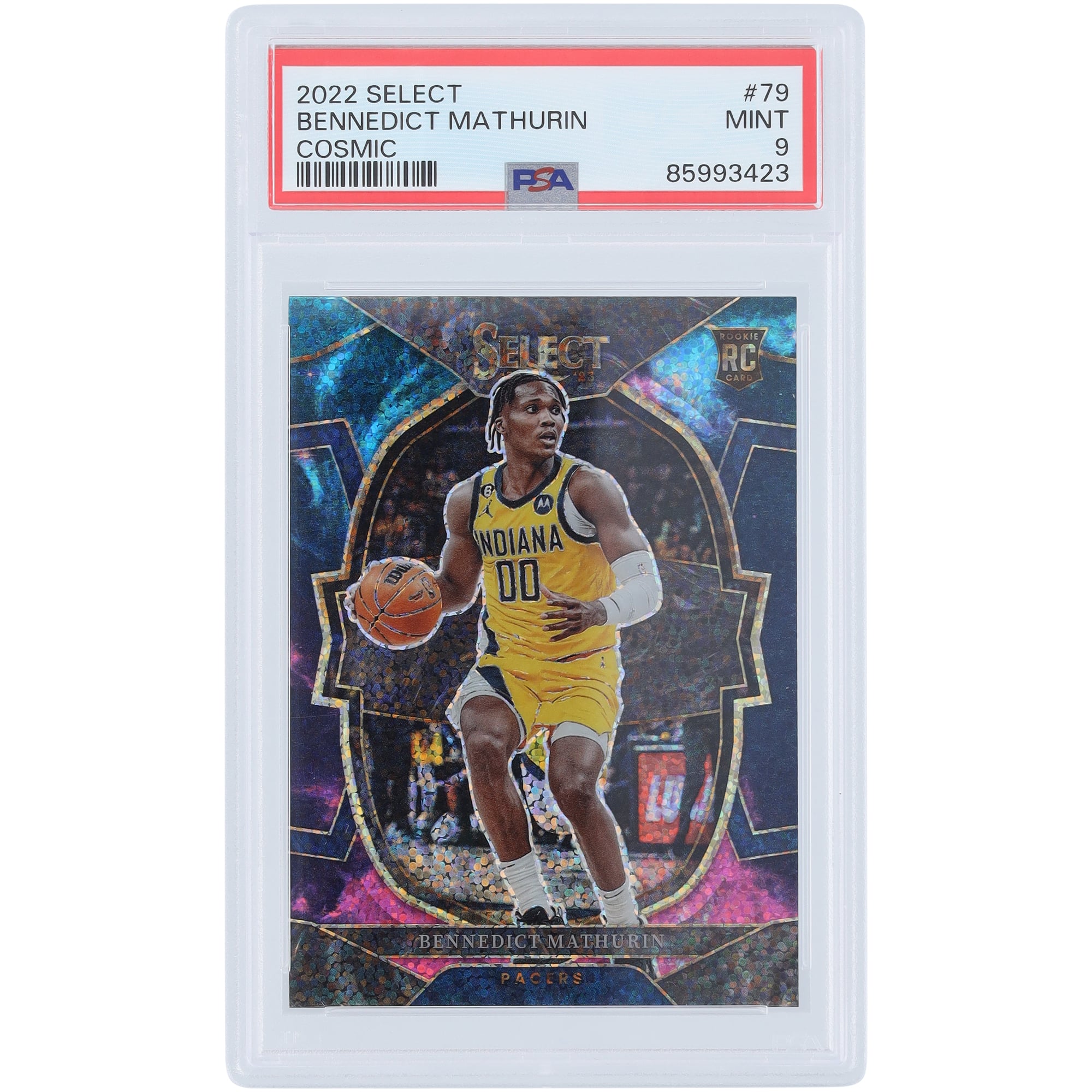 Bennedict Mathurin Indiana Pacers 2022-23 Panini Select Cosmic 