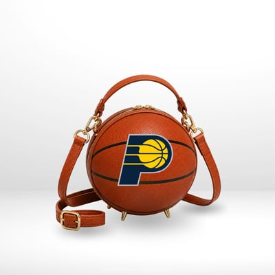 Indiana Pacers by Jill Martin Basketball Crossbody Fan Bag