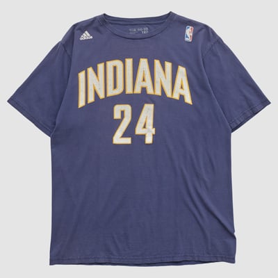Indiana Pacers Adidas 2010s T-shirt - Navy - S by Fanatics Real Vintage