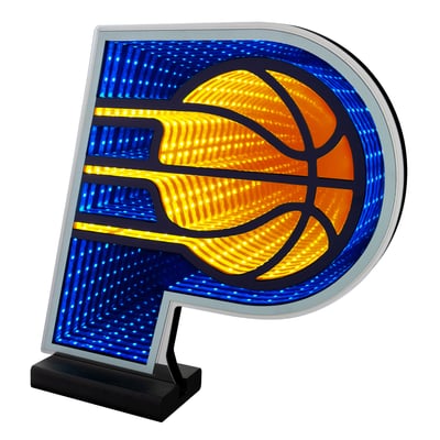 Indiana Pacers LED Infinity Logo Light