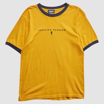 Indiana Pacers NBA 2010s T-shirt - Yellow - S by Fanatics Real Vintage