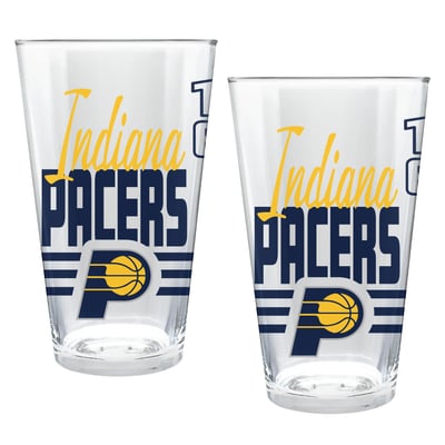 Indiana Pacers Two-Piece 16oz. Heritage Pint Glass Set
