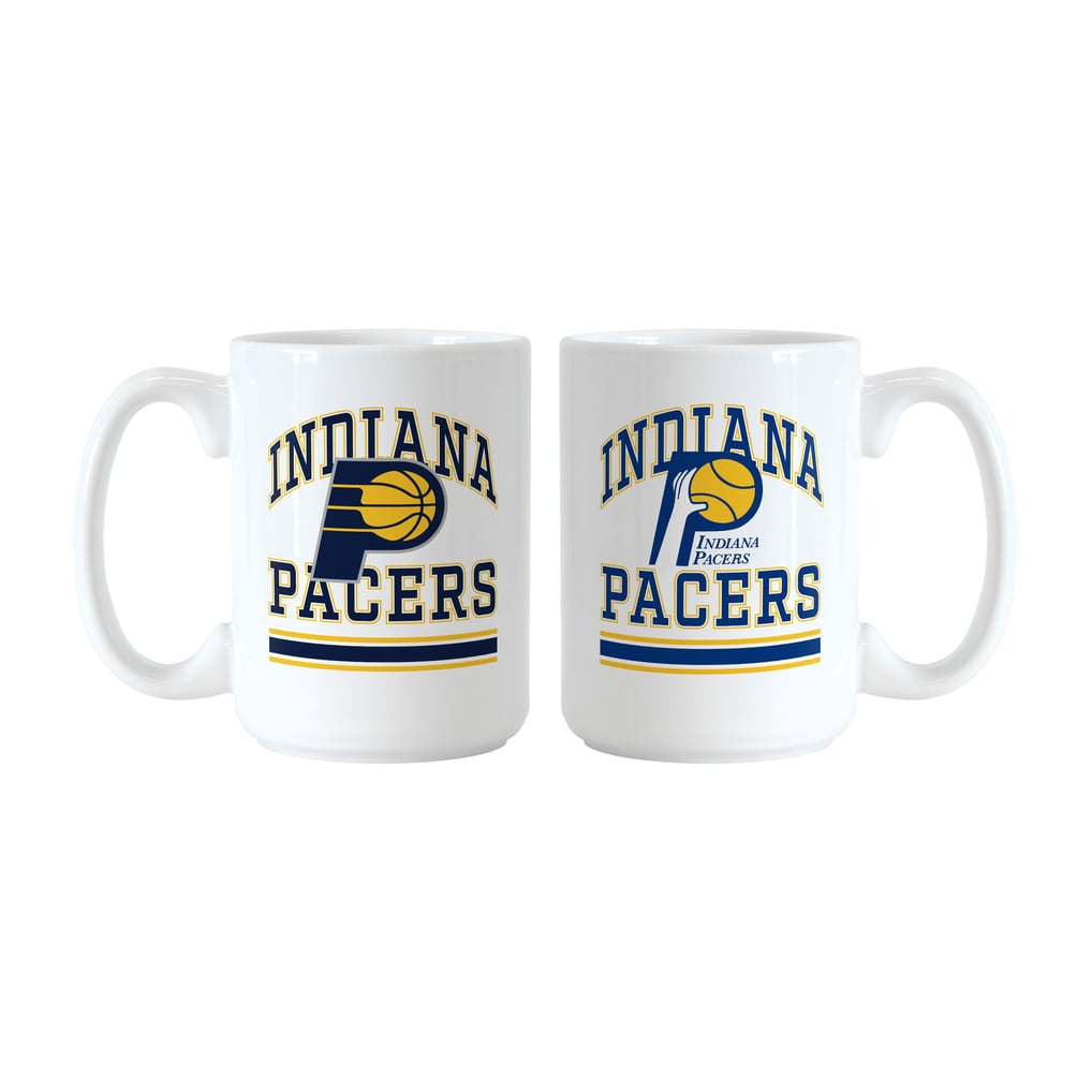 Indiana Pacers Logo Brands 15oz. Current & Throwback Mug Set