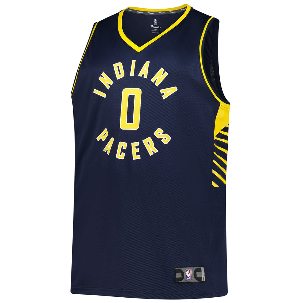 Men's Indiana Pacers Tyrese Haliburton Fanatics Navy Big & Tall Fast ...