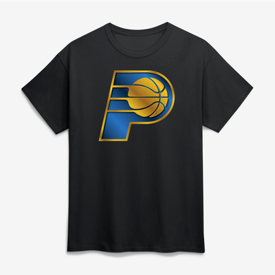 Indiana Pacers Big & Tall Forged Mascot T-Shirt - Black