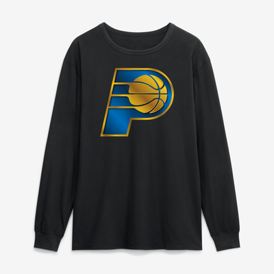 Indiana Pacers  Forged Mascot Long Sleeve T-Shirt - Black