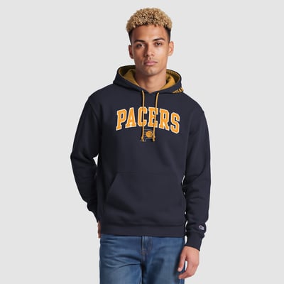  Indiana Pacers Champion Contrast Liner Pullover Hoodie - Navy