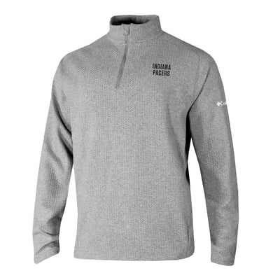 Indiana Pacers Columbia Swingcraft Tri-Blend Quarter-Zip Pullover - Gray