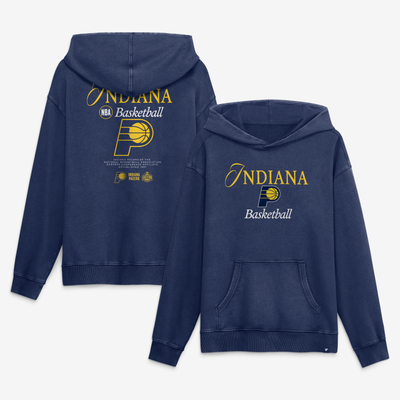  Indiana Pacers Fanatics Balanced Attack Washed Hoodie - Navy