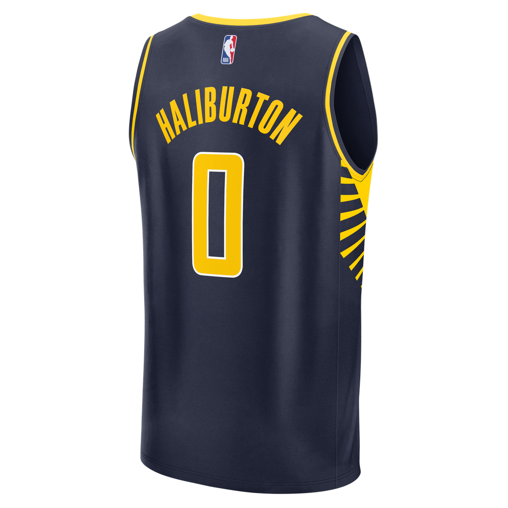 Men's Indiana Pacers Tyrese Haliburton Fanatics Navy Fast Break Replica ...