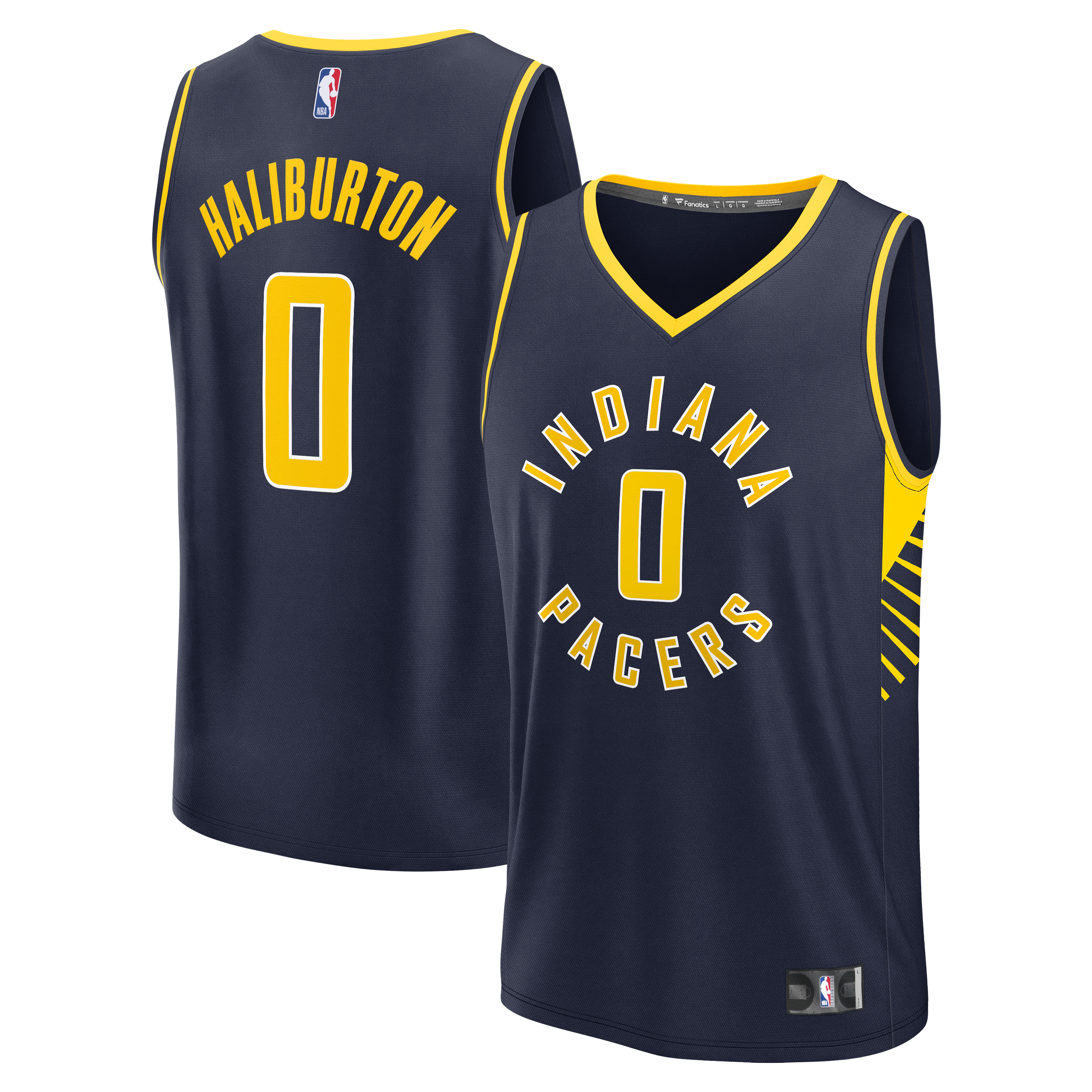 Men's Indiana Pacers Tyrese Haliburton Fanatics Navy Fast Break Replica ...