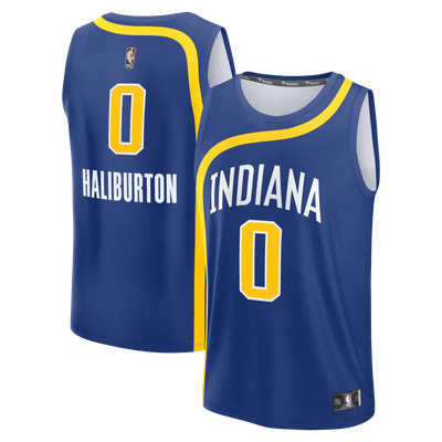 Tyrese Haliburton Indiana Pacers Fanatics Fast Break Jersey - Classic Edition - Royal