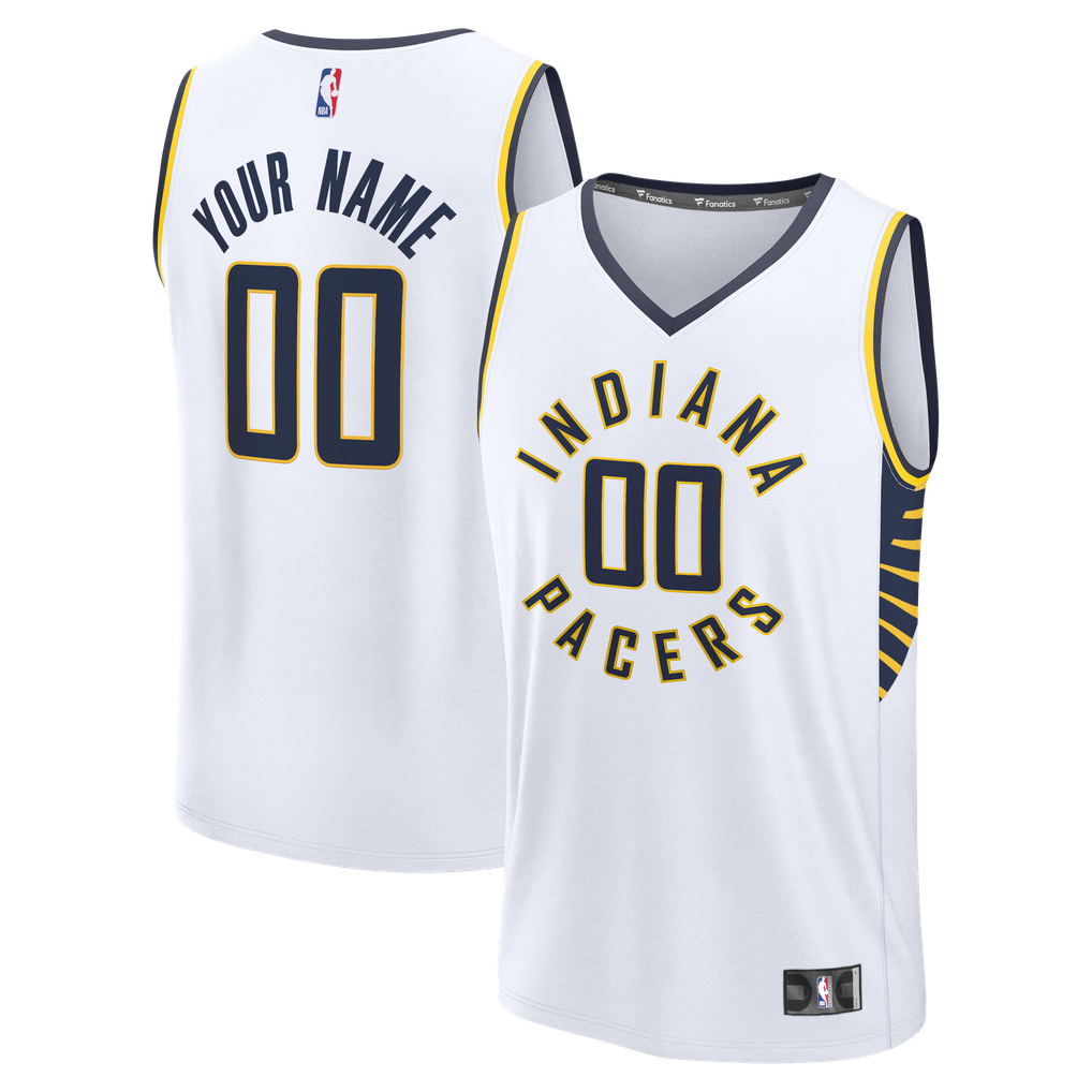 Indiana Pacers Fanatics Fast Break Custom Jersey - Association Edition - White