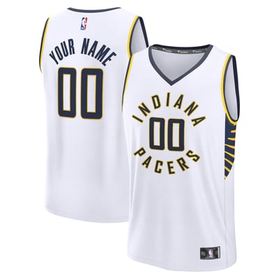 Indiana Pacers Fanatics Fast Break Custom Jersey - Association Edition - White