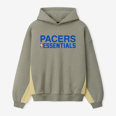 Indiana Pacers Fear of God 90s Relaxed Hoodie - Heather Gray