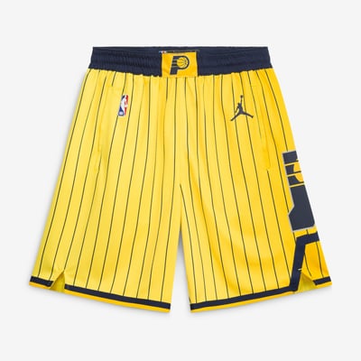 Indiana Pacers Jordan Brand Statement Edition Swingman Shorts - Gold