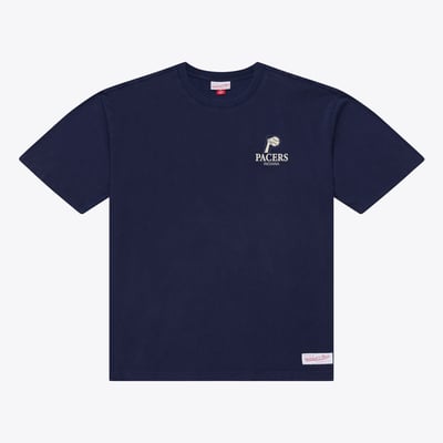  Indiana Pacers Mitchell & Ness Core Essentials T-Shirt - Navy