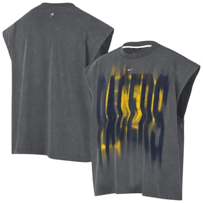 Indiana Pacers Nike 2026 Standard Issue Pre-Game Sleeveless Top - Charcoal