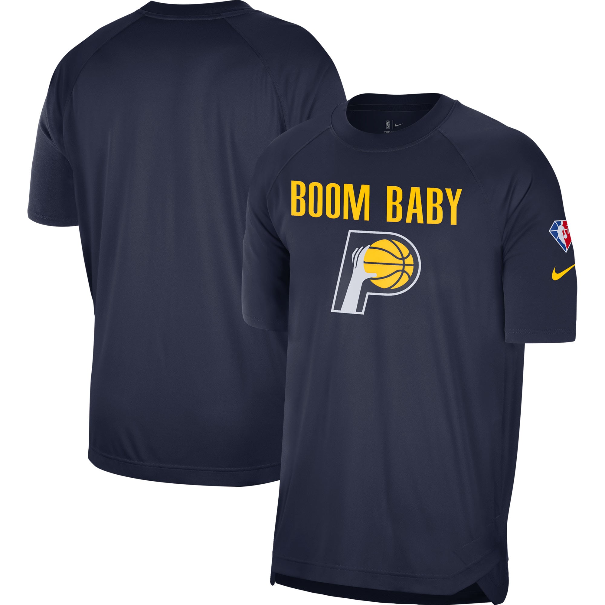 Nike Pacers ウォームアップシャツ NBA Men's Indiana Pacers Nike 2021/22 City Edition Pregame Warmup