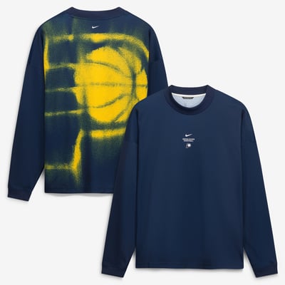Indiana Pacers Nike 2026/27 Standard Issue Pre-Game Performance Long Sleeve T-Shirt - Navy