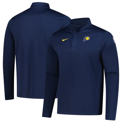 Indiana Pacers Nike Authentic Coaches Quarter-Zip Dri-FIT Top - Navy
