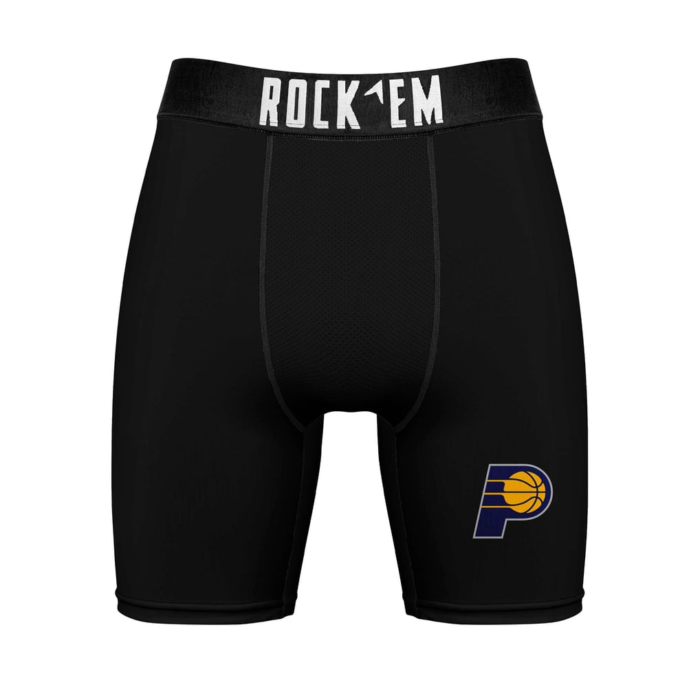 Indiana Pacers Rock Em Socks Primary Crew Socks & Boxer Briefs Combo Pack