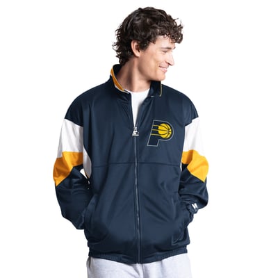 Indiana Pacers Starter Legacy Full-Zip Track Jacket - Navy