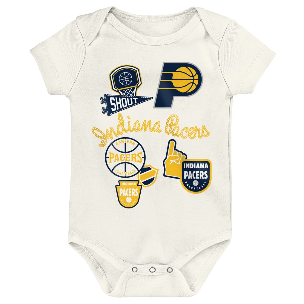 Indiana Pacers Outerstuff Newborn Three-Pack Littlest Player Bodysuit Set