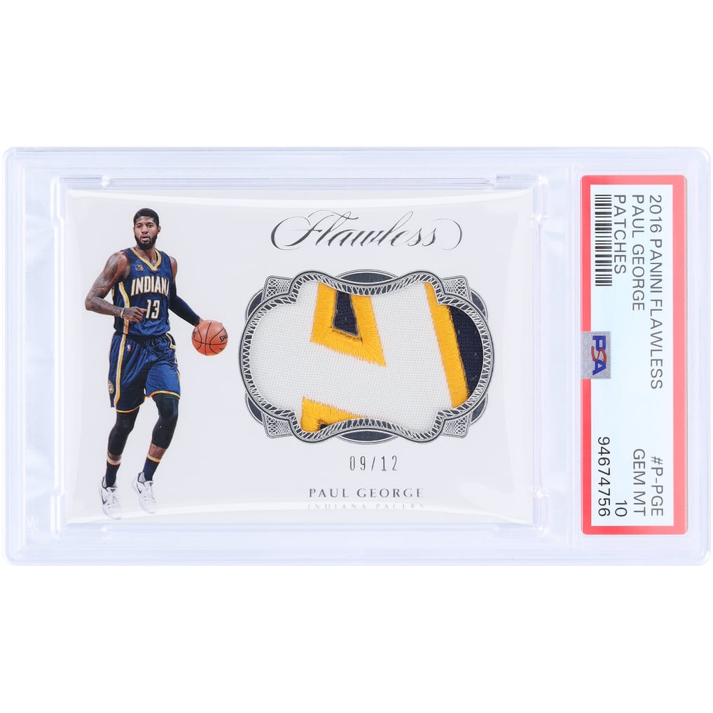 Paul George Indiana Pacers 2016-17 Panini Flawless 3 Color Relic 