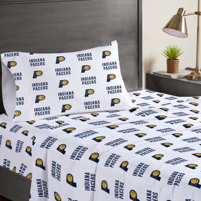 Indiana Pacers Pegasus Three-Piece Twin Sheet Set
