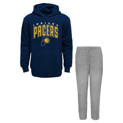 Indiana Pacers Outerstuff Toddler Step By Step Hoodie & Pants Set - Navy/Gray