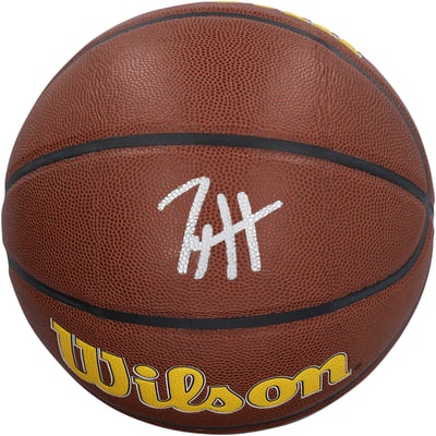 Tyrese Haliburton Indiana Pacers Autographed Fanatics Authentic Wilson Alliance Team Logo Basketball 