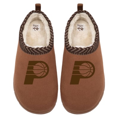 Indiana Pacers ISlide Unisex Tonal Logo Mission Slipper - Tan
