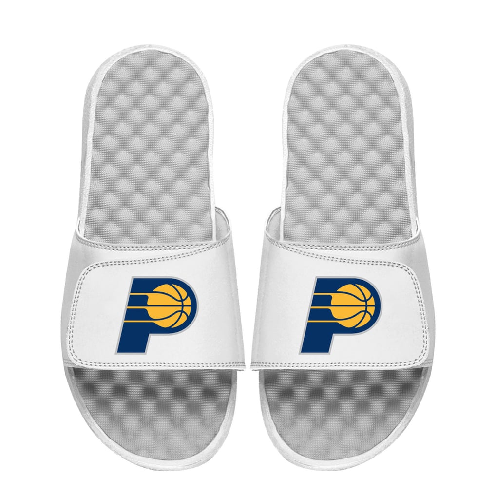 Indiana Pacers ISlide Unisex Primary Logo Slide Sandals - White
