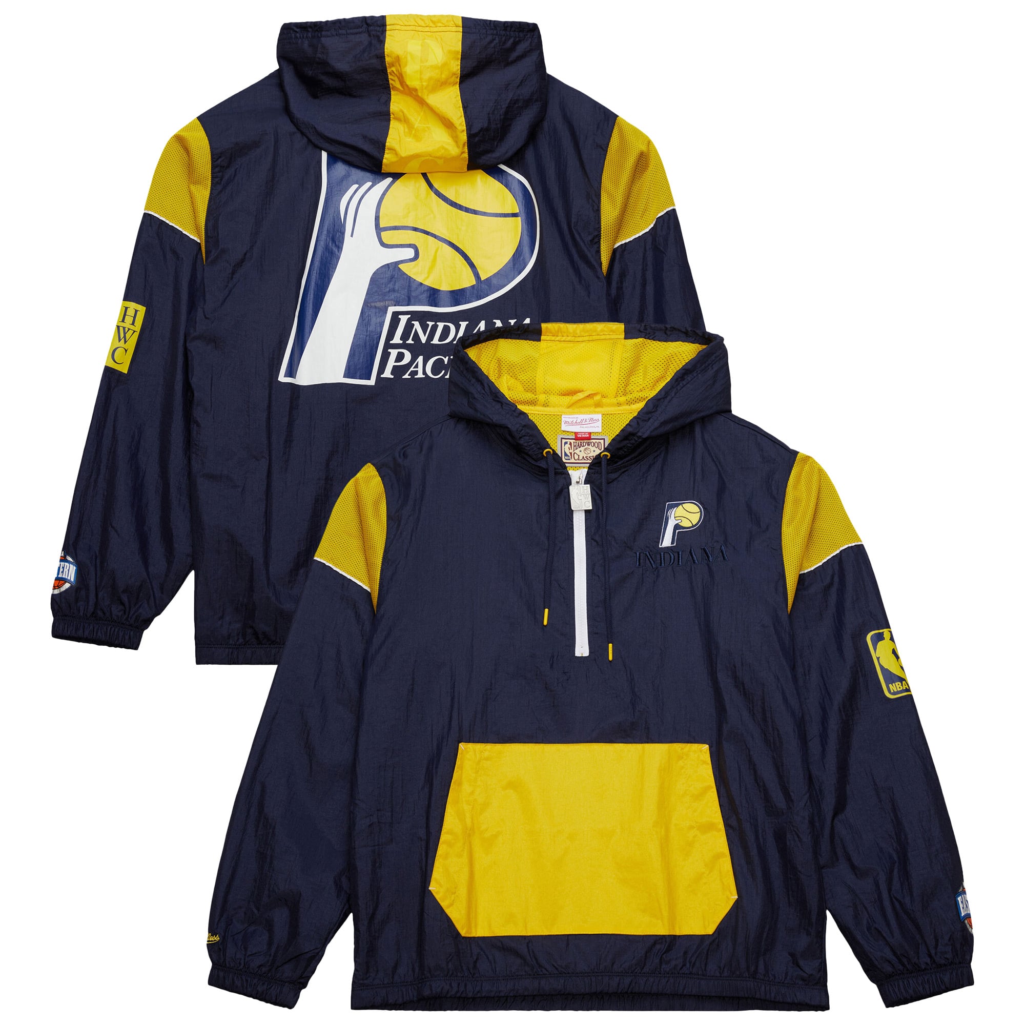 Unisex Indiana Pacers Mitchell & Ness Navy Hardwood Classics Team 