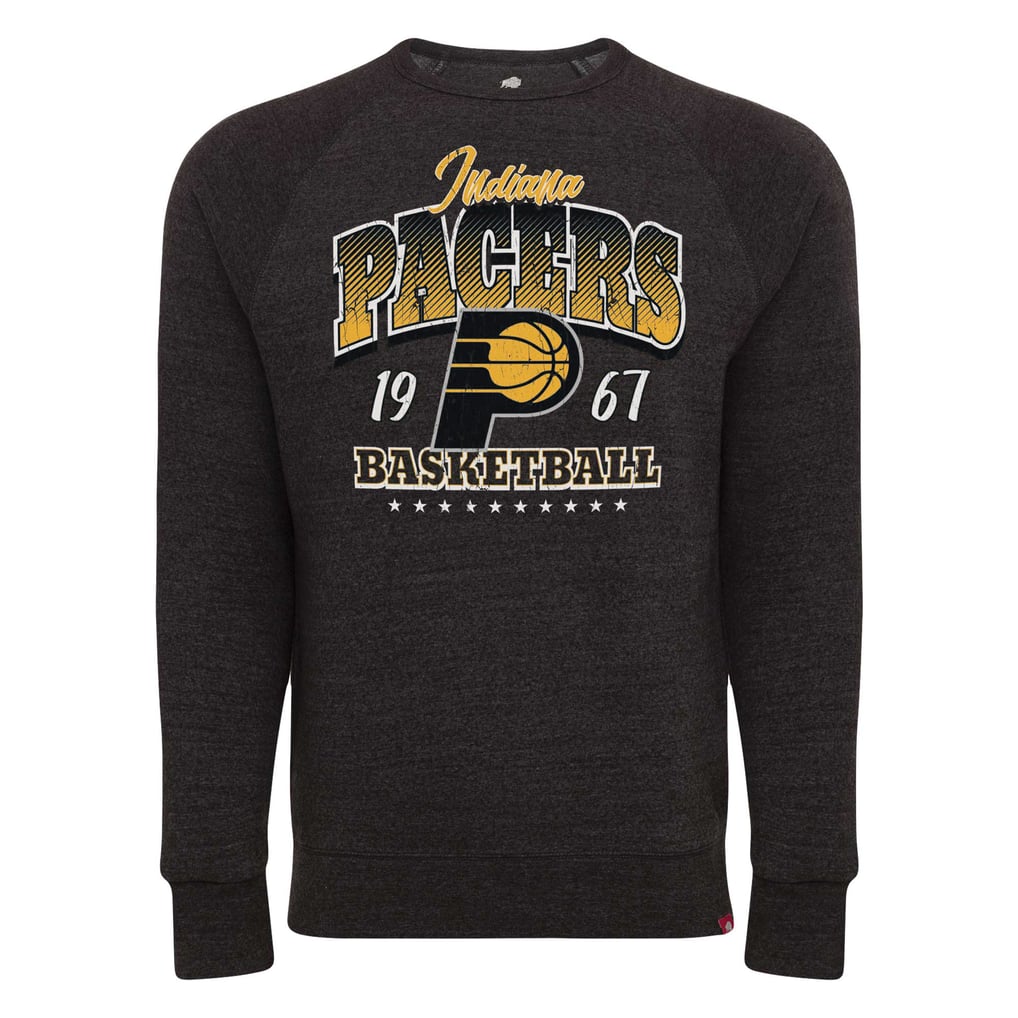 Indiana Pacers Sportiqe Unisex Harmon Super Soft Tri-Blend Raglan Pullover Sweatshirt - Black