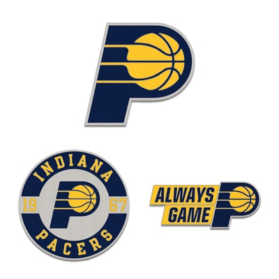 Indiana Pacers WinCraft Three-Piece Collector Pin Set