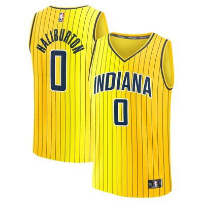 Tyrese Haliburton Indiana Pacers Fanatics Youth Fast Break Jersey - Statement Edition - Gold