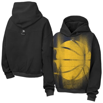  Indiana Pacers Nike Youth 2026 Standard Issue Practice Icon Fleece Pullover Hoodie - Black
