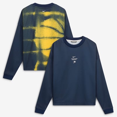 Indiana Pacers Nike Youth 2026/27 Standard Issue Pre-Game Performance Long Sleeve T-Shirt - Navy