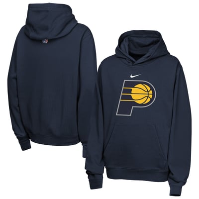 Indiana Pacers Nike Youth Essential Logo Club Hoodie - Navy