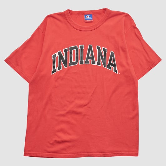 Indiana University of Pennsylvania Crimson Hawks Champion 2000s T-shirt - Red - M by Fanatics Real Vintage