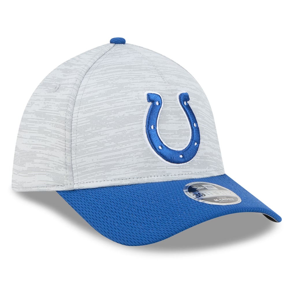 Indianapolis Colts New Era  Tech 39THIRTY A-Frame Stretch Hat - Gray

