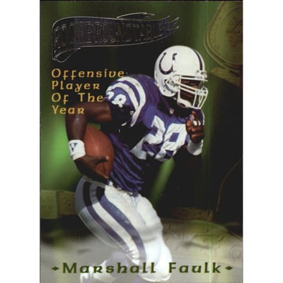 1995 Excalibur Rookie Roundtable #25 Marshall Faulk POY