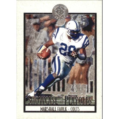 1995 SP Championship Playoff Showcase #PS17 Marshall Faulk