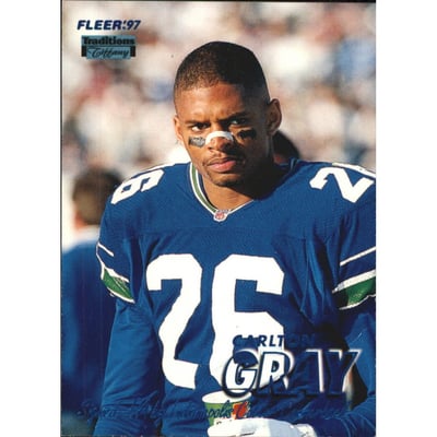 1997 Fleer Tiffany Blue #266 Carlton Gray